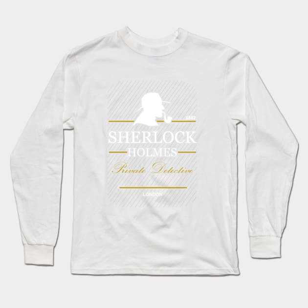 Sherlock Holmes Long Sleeve T-Shirt by Yolanda84